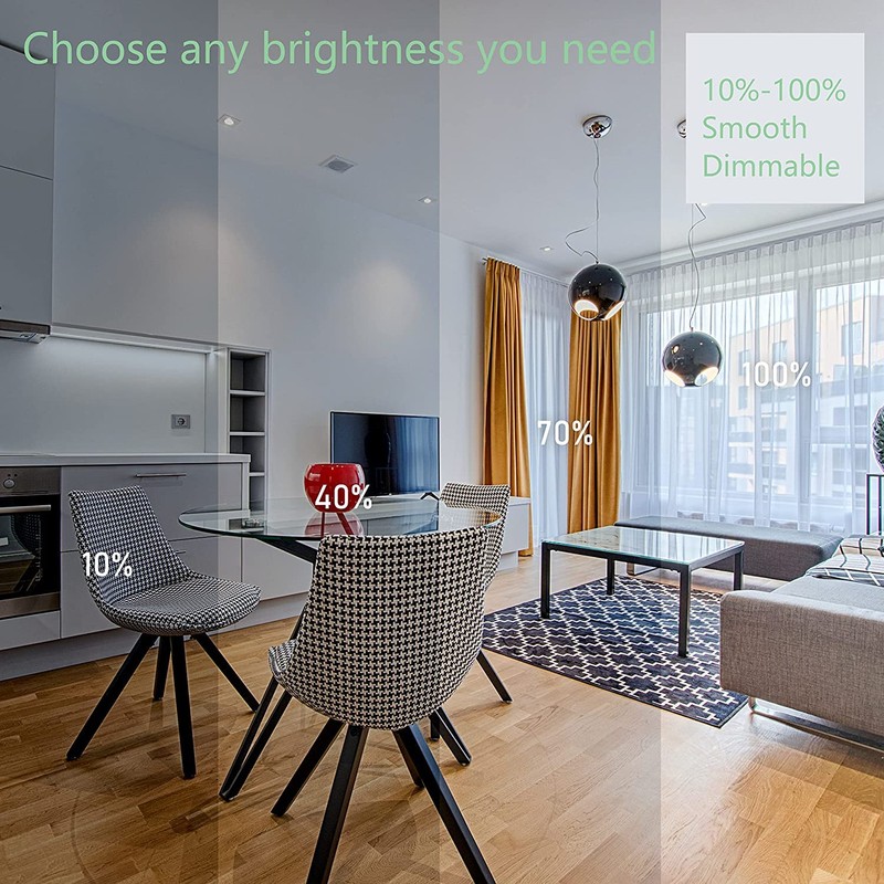 Soliseed 4 Inch LED Can Lights Retrofit Recessed Lighting,9W=40W,3000K Warm