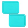 Sophico 3 Cup Rectangle Silicone Storage Cover Lids Replacement for