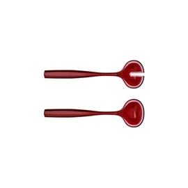 Guzzini - DOLCEVITA 29730165 Salad Servers, Bio-Based Material, Red, 28 cm