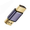 cablecc Gold HDMI Male to HDMI 2.1 Male UHD Extension