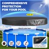 8Ft Round Pool Cover, Upgraded 420D Heavy Duty Oxford Fabric