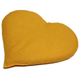 Grain Pillow Heart ca. 30 x 25 cm Mango