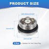 PATIKIL 1/2" BSP Male Thread Manual Radiator Air Vent Plugs,