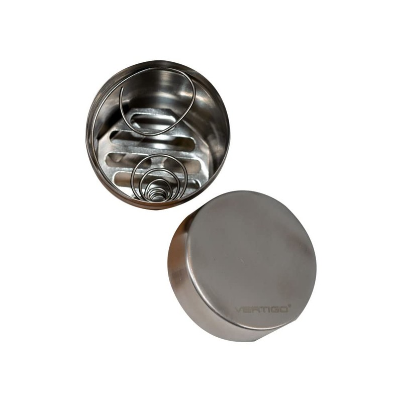 Vertigo Road Trip Car Aluminum Ashtray Can - Silver