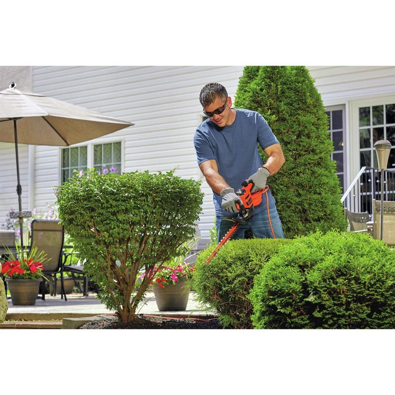 BLACK+DECKER Electric Hedge Trimmer, 17-Inch (BEHT150)