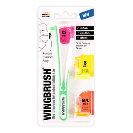Wingruh® Interdental Brush Starter Set Incl. 3 x Interchangeable Brushes