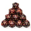 SmartDealsPro 10-Pack 20 Sided Dice D20 Polyhedral Dice for DND