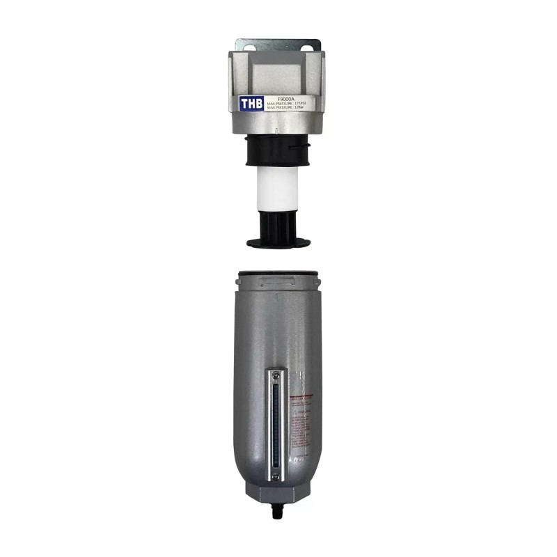 THB Moisture Removing Particulate Filter with Auto Drain, 11oz Bowl,