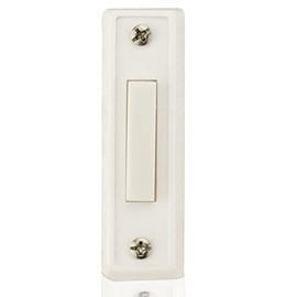 Newhouse Hardware BT1W doorbell-Push-Buttons, Unlighted, White