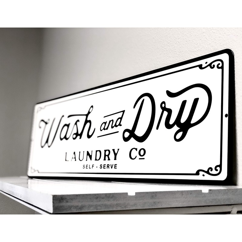PhotoSteel Wash & Dry Laundry Co - Farmhouse Laundry Room