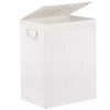 YOUDENOVA Handwoven Laundry Basket Hamper with Removable Bag and Lid,