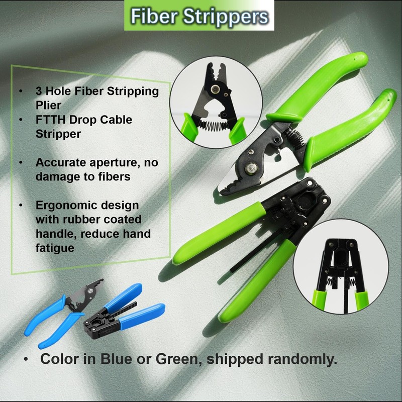 QIIRUN Fiber Optic Tool Kit, VFL + OPM 10 Wavelength
