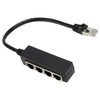 Adaptador RJ45 Cable Divisor Ethernet - 1 a 4 Puntos,