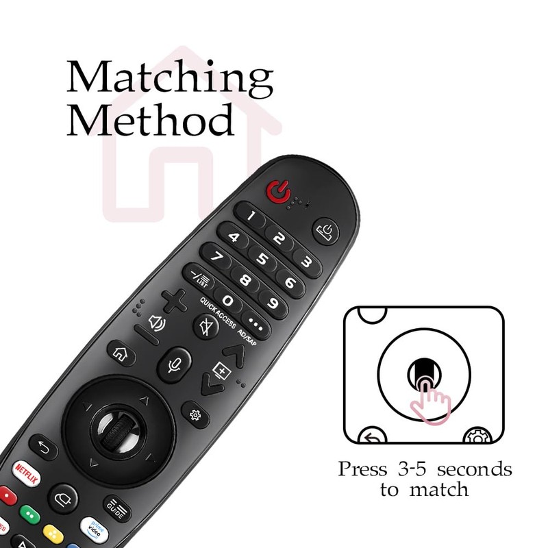 Voice Magic Remote Control Replacement for LG Smart TVs with