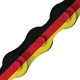 KMC Z510H Germany Bicycle Chain (Flag Color, 1/2 x 1/8 - Inch, 112 Links)