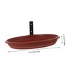 COLLBATH Tree Mounted Bird Bath Feeder Versatile Outdoor Water Bowl