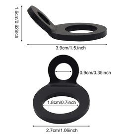 Biqiure 6PCS Tie Down Strap Rings,Stainless Steel Tie-Down Anchors Hooks Multi-Purpose Heavy Duty Tie Down Ring For Dirt Bike, Motorcycle/Trailer/Pickup/Truck/Camper/RV