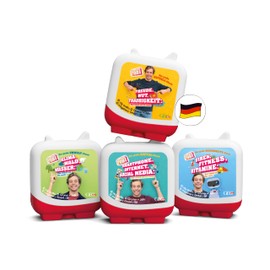 tonies Clever Set of 4 Checker Tobi for Your Toniebox, Knowledge Radio Play for Children from 8 Years, Playing Time Approx. 223 Minutes