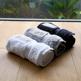 TRUE TOWEL Classic Hotel Wash Towel, Luxury Imabari Towel (White)