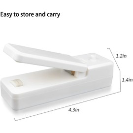 Unbranded Portable Mini Heat Bag Sealer Sealing Machine Household Plastic Bag Cutter