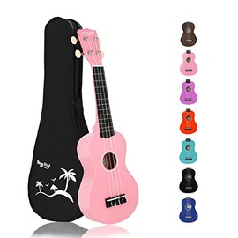 Strong Wind Soprano Ukulele 21 Inch Ukeleles for Beginners Hawaii Ukalalee Basswood Ukelele with Gig Bag