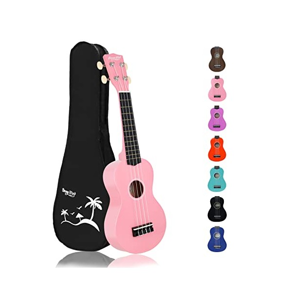 Strong Wind Soprano Ukulele 21 Inch Ukeleles for Beginners Hawaii