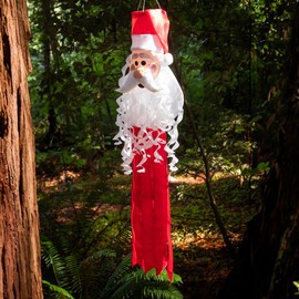 In the Breeze 5226 — Santa 3D Windsock — Fun St. Nick Holiday Christmas Outdoor Porch Decoration