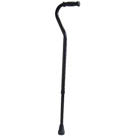 Graham-Field 6334A Lumex Bariatric Imperial Offset Cane, Adjustable Aluminum Walking Stick, Mobility Aids for Men and Women, Black, Pack of 4