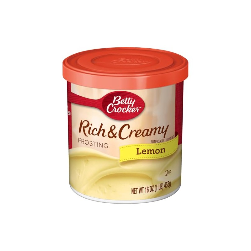 Betty Crocker Rich and Creamy Lemon Frosting 16 oz (Pack