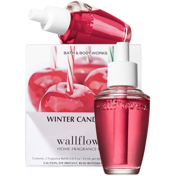Bath and Body Works New Look! Winter Candy Apple Wallflowers 2-Pack Refills