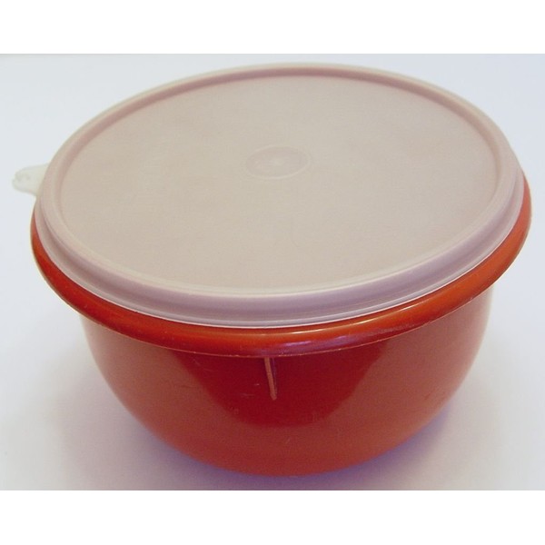 Vintage Tupperware Red Mixing Bowl 8 Cups #271
