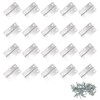 TamBee 20Pcs 3inch Folding Butt Hinges Cabinet Cupboard Closet Hardware