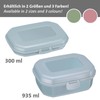 Westmark 3 Mini Lunch Boxes / Snack Boxes 300 ml