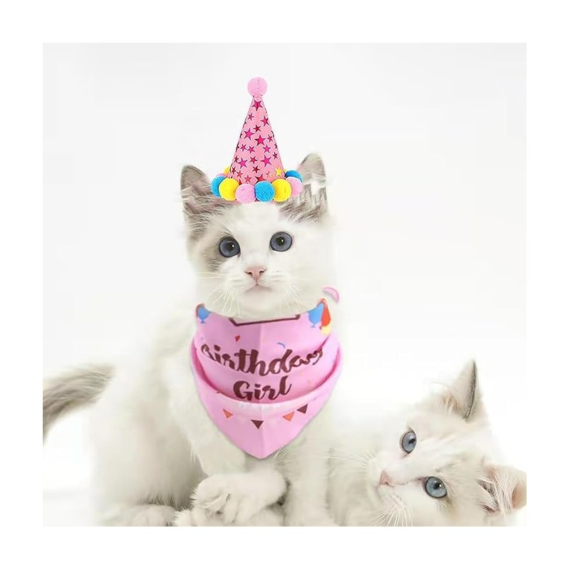 Suministros para Fiesta para Perro, Bandana de Cumpleaños para Perro,