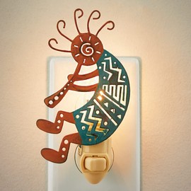 BLACK FOREST DECOR Sunset Kokopelli Nightlight