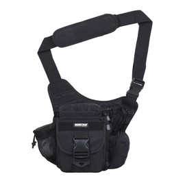 Seibertron X.K.B.B-1 Tactical Sling Bag Hiking EDC Messenger Molle Bag Black