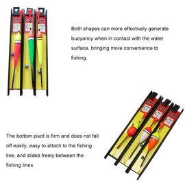 Floats Fishing Set, Fishing Float Set, 6 Pieces Fishing Floats Set with Plumb Lead, Fishing Line and Hooks (5#, 7#, 9#), Float Fishing Float Set, Fishing Float Set Fishing, Fishing Floats Fishing