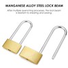 2 Security Locks with 1 Storage Bag, Robust, Weatherproof Padlock,