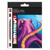 Marabu 0145000000106 Aqua Pen Graphix, Octopy, 24 Watercolour Felt Tip