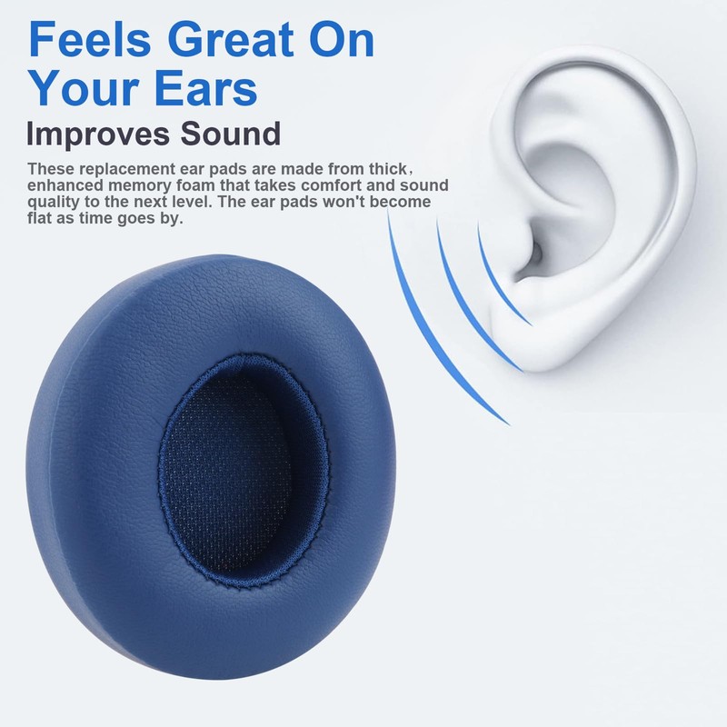 Solo 2 Ear Pads Replacement Ear Pads Compatible with Beats