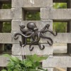 ChasBete Octopus Coat Hooks for Wall, Rustic Cast Iron Key