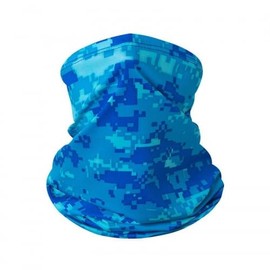 Weardear Tube Scarf Men Women Multifunctional Scarf Protective Mask Sun Protection Scarf Motorcycle Men's Neck Warmer Loop Scarf for Outdoor Cycling Blue Camouflage M, Blue camouflage, M