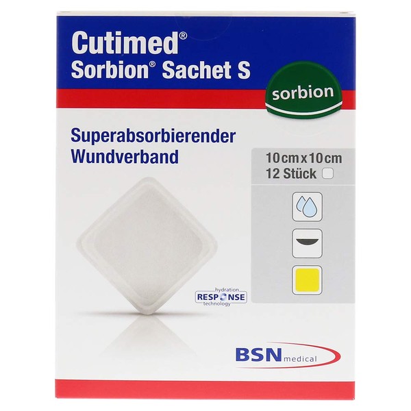 BSN medical Sorbion Cutimed Sachet S Wound Dressing 10 x