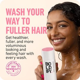 BOLDIFY Biotin Shampoo For Hair Growth - All Natural Hair Growth Shampoo, Sulfate Free Hair Thickening Shampoo, Hair Loss Shampoo with Vitamin Complex