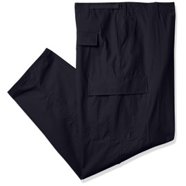 Tru-Spec Men's BDU Pants - Tactical Uniform Pants for Military and Law Enforcement, 100% Cotton Rip-Stop, Navy - Large