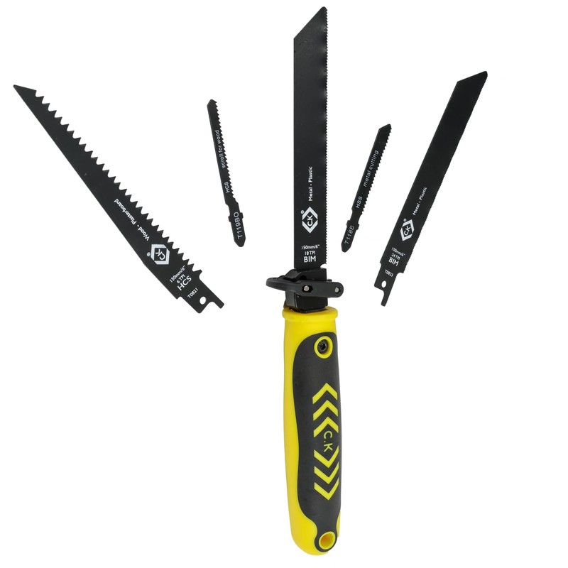 C.K Tools Multi Hand Saw 6pc Kit, Universal Quick Change