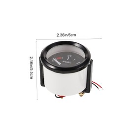 ULTECHNOVO Car Gauge Tire Inflator Tank Motorcycle Gauge Gas Pump Meter Car Air Pump Tire Air Pump Mini Air Compressor Boot Automotive Electric Air Pump Pump Car Inflator Abs