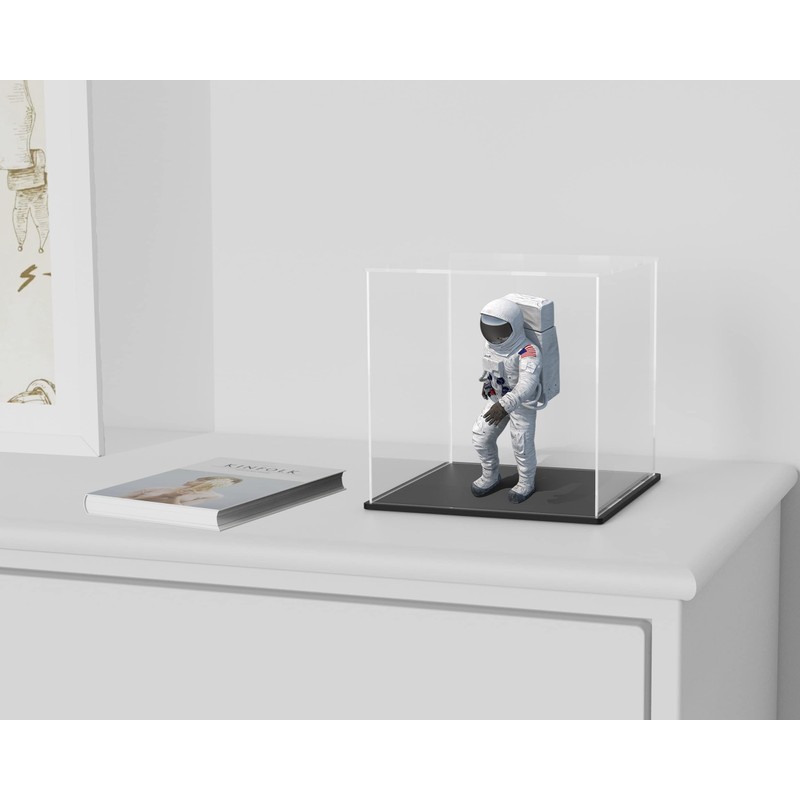 HOPEME Display Case 5x5x5 Inch, Acrylic Display Box for Collectibles,