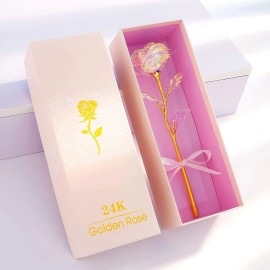 Befinr Gifts for Her Women Mom Valentines Gifts for Birthday Galaxy Rose Glass Flowers