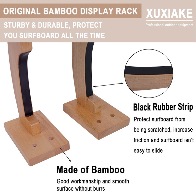 XUXIAKE Surfboard Wall Mount Racks Sturdy Surf Board Wall Hangers